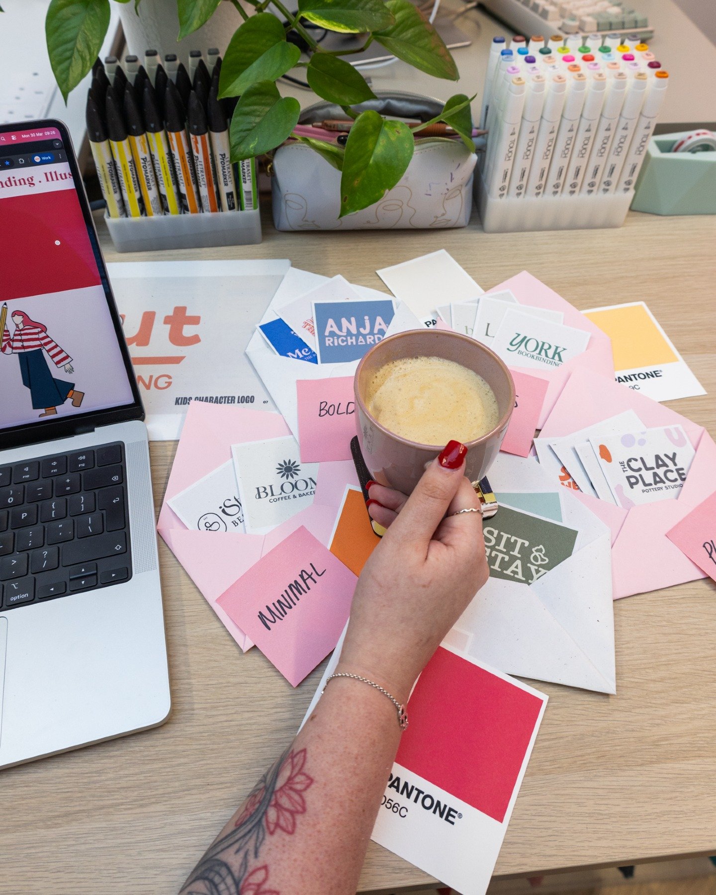 You don't really clock how many brands you've built until you start to print them all out and lay them on your desk.

40 businesses and 6 more currently in progress. Feeling very grateful to be trusted with people's brands. 💜