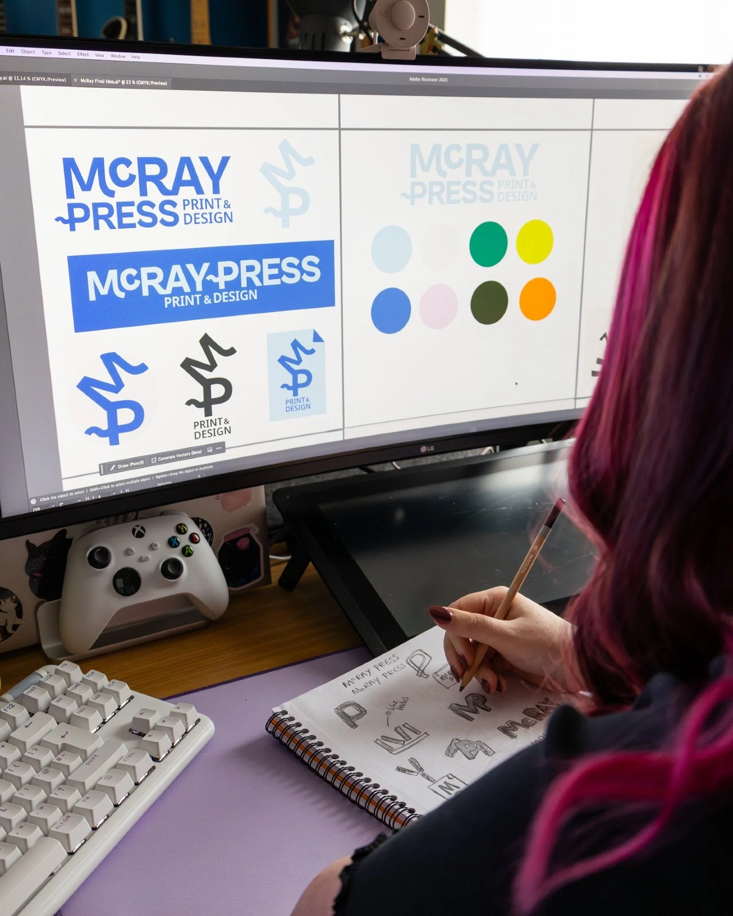 Cannot believe this one was over a year ago already. McRay Press was such a fun project to work on and one I genuinely loved from the very first brief.

What made it extra interesting was that McRay and York Bookbinding came together as a joint brand