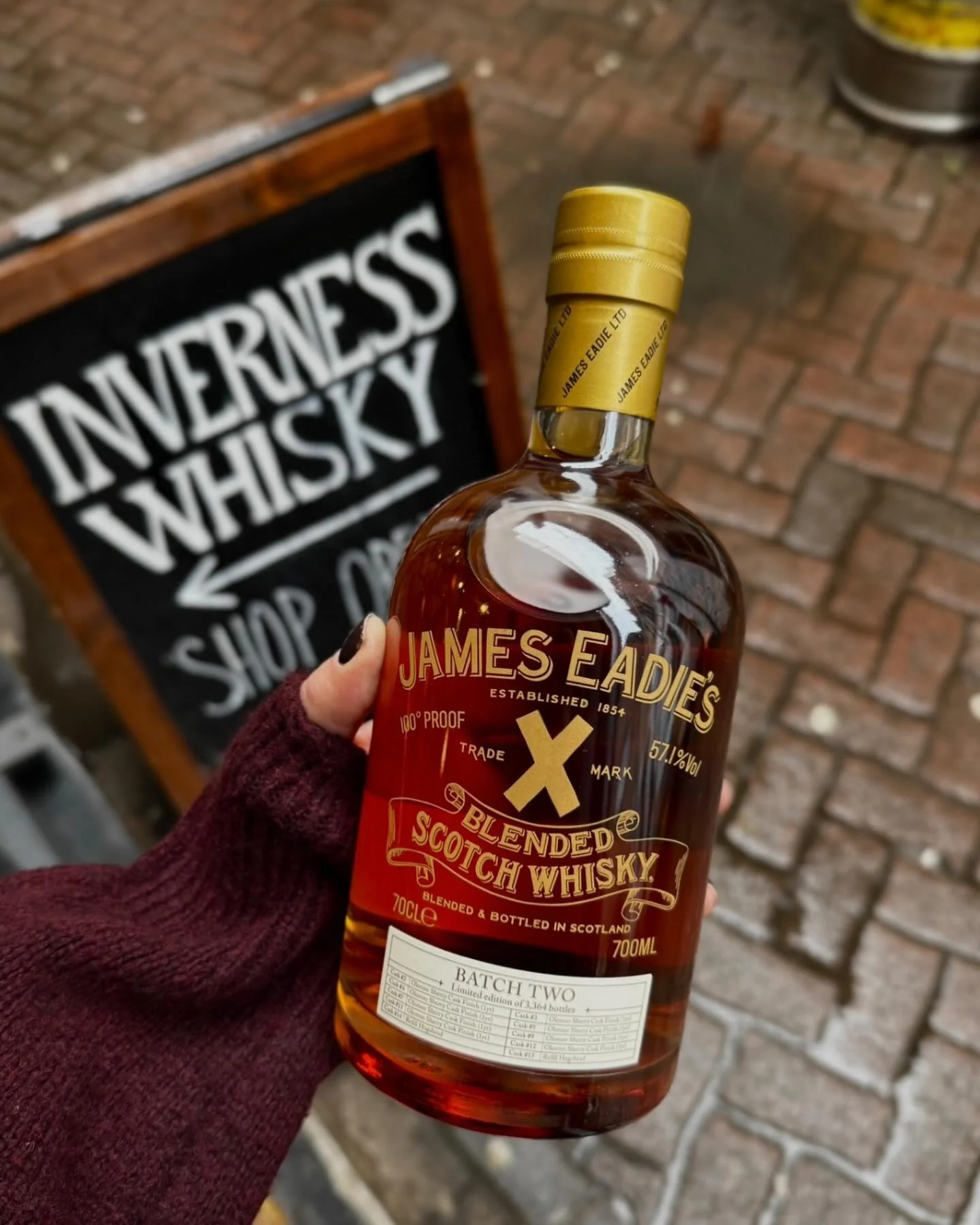 Proof you don&rsquo;t have to spend big to drink good whisky @jeadiewhisky Trade Mark &ldquo;X&rdquo; Batch 2 (57.1% ABV) 

First created in 1854, James Eadie&rsquo;s Trademark X was brought back to life over 70 years after it disappeared, recreated 