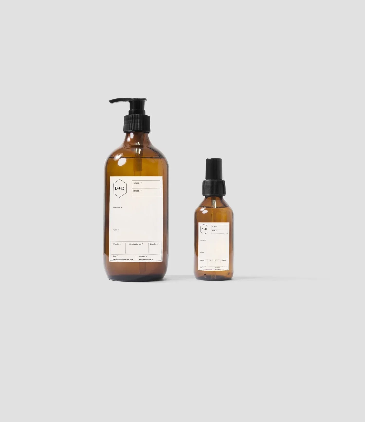 Dove & Dovelet labels