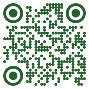 A green QR Code that will send you to the Conscious Community Coven's Discord Server