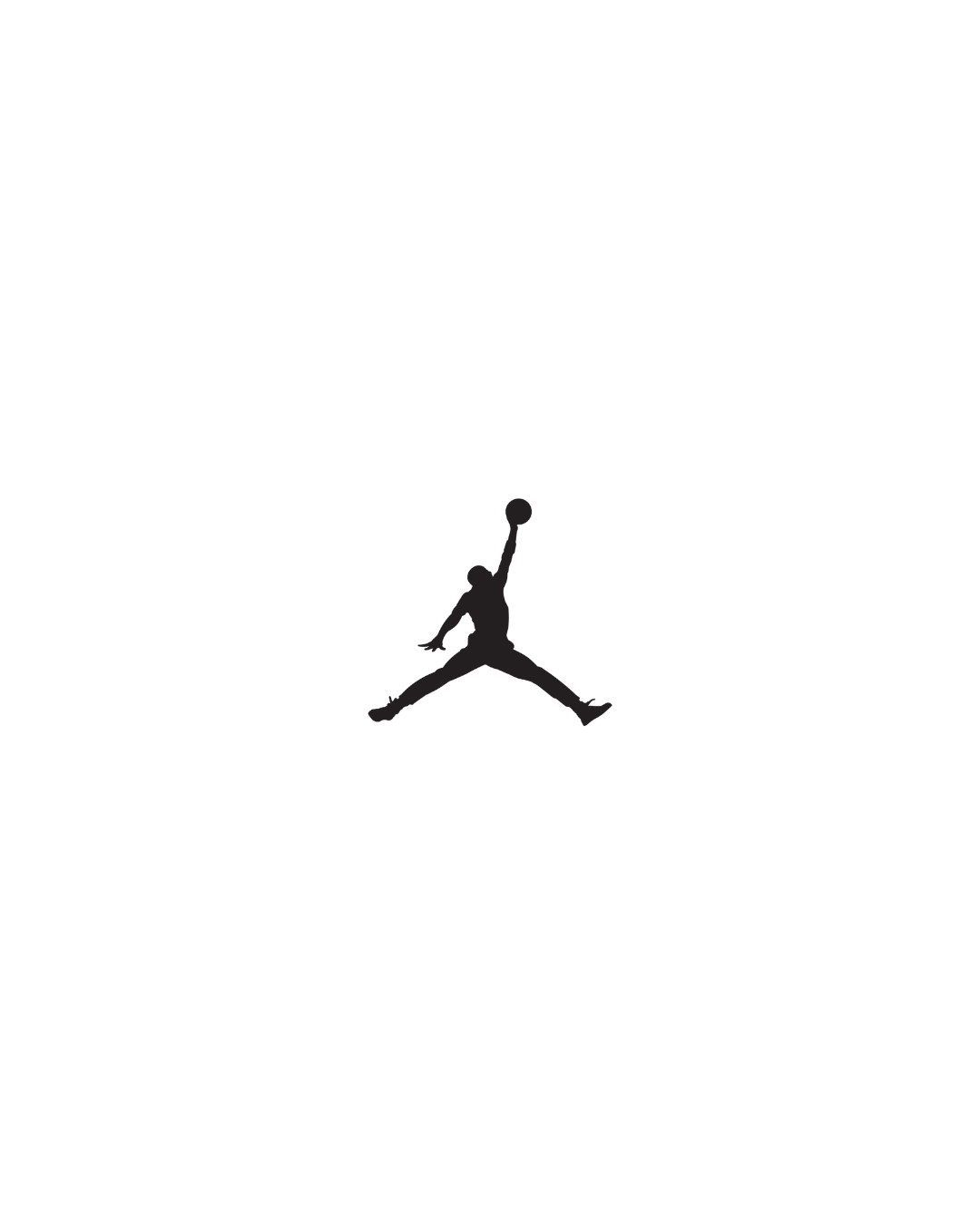 Jordan Brand logo in black