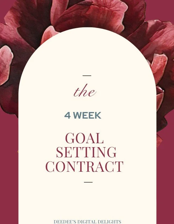 The 4 Week Goal Setting Contract