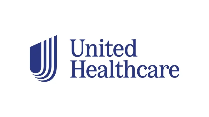 United Healthcare logo with a stylized blue emblem and the company name in dark blue text.