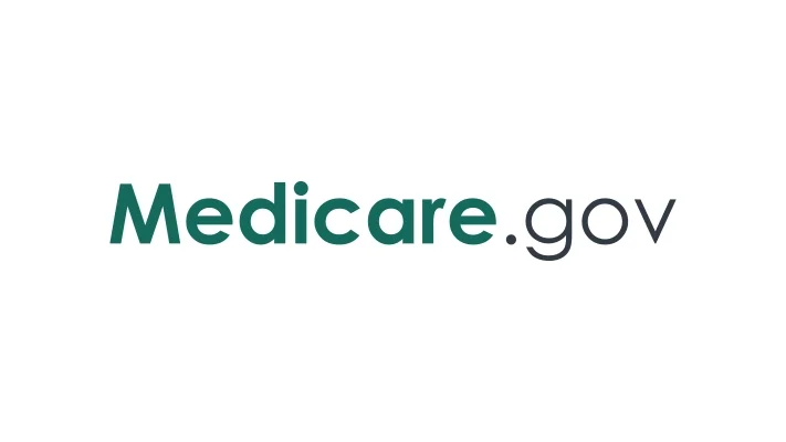 Medicare.gov logo with green and black text on a white background.