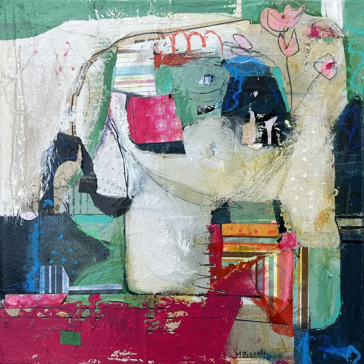 "New Ground" (14" x 14")