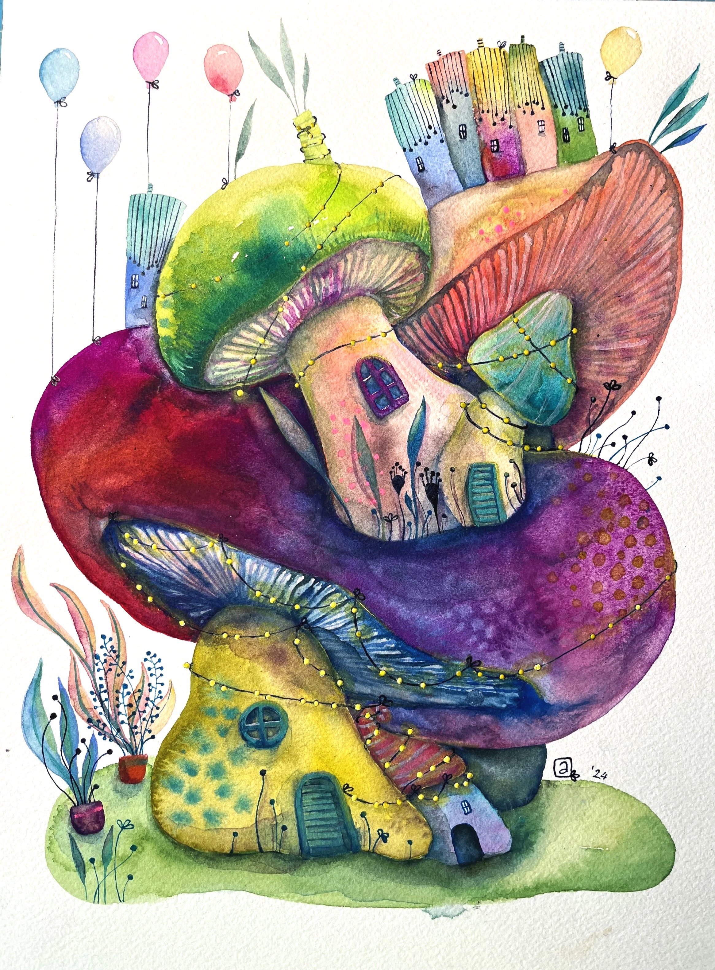 Mushrooms mansions