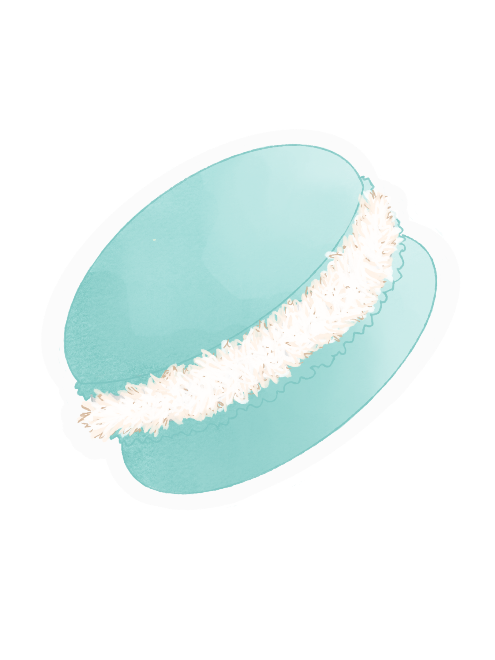 Tropical Piña Escape Macarons (12 count)