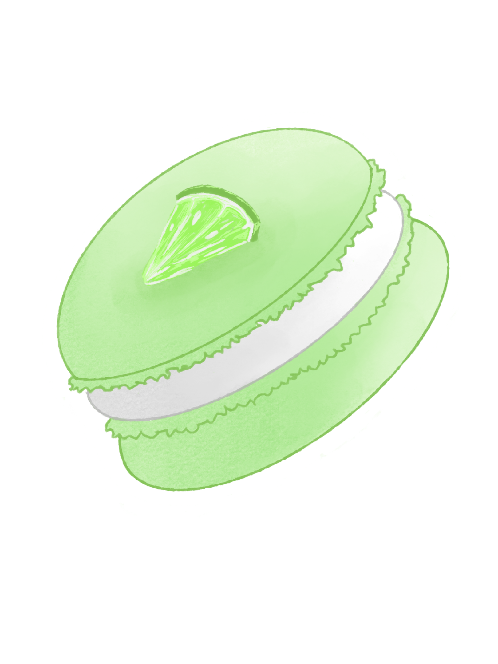Margarita Sunset Macarons (12 count)