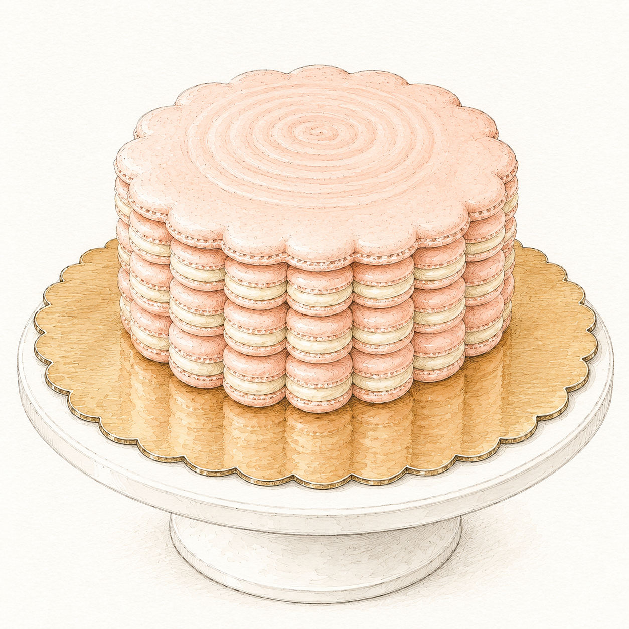 Macaron Celebration Cake