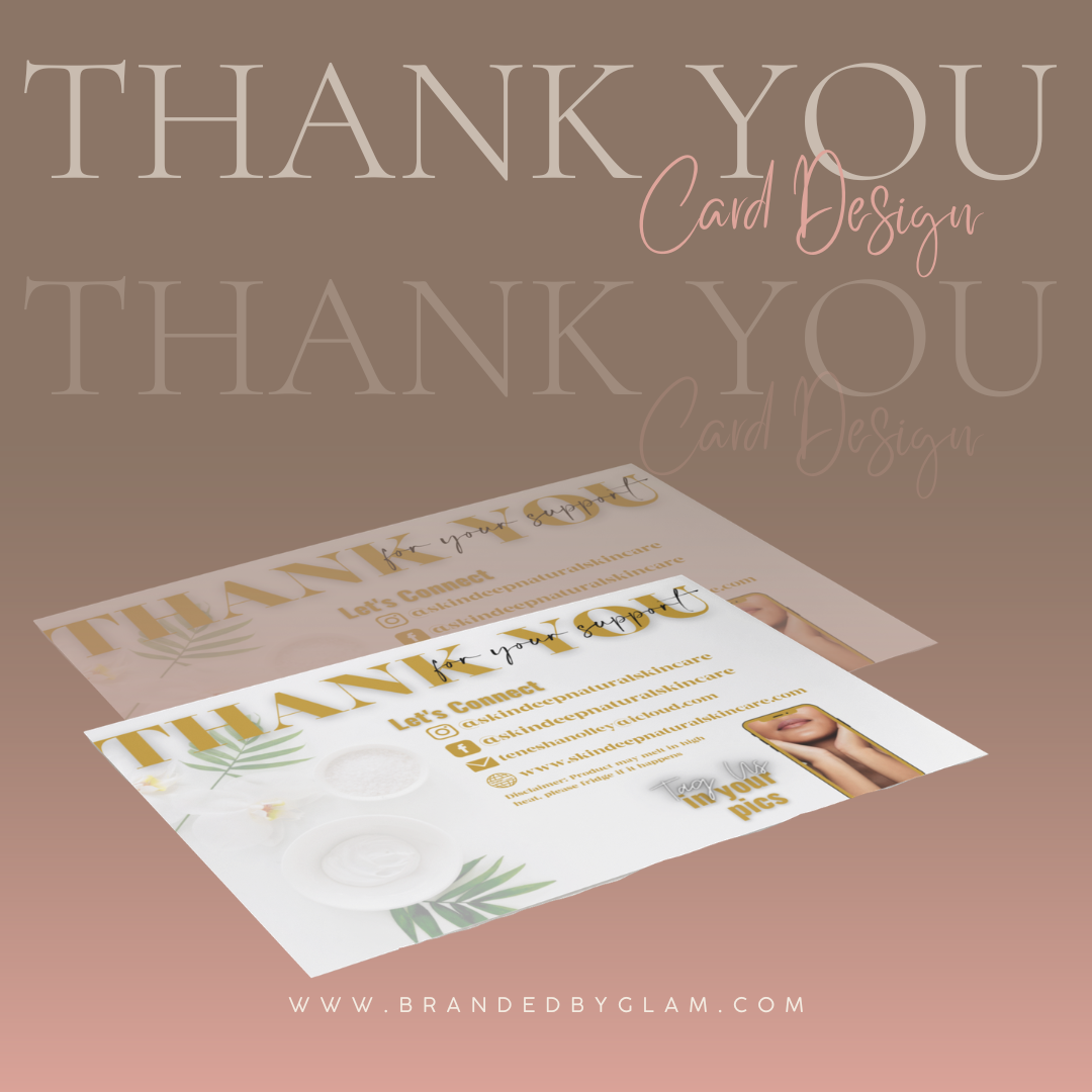Thank You Card Design