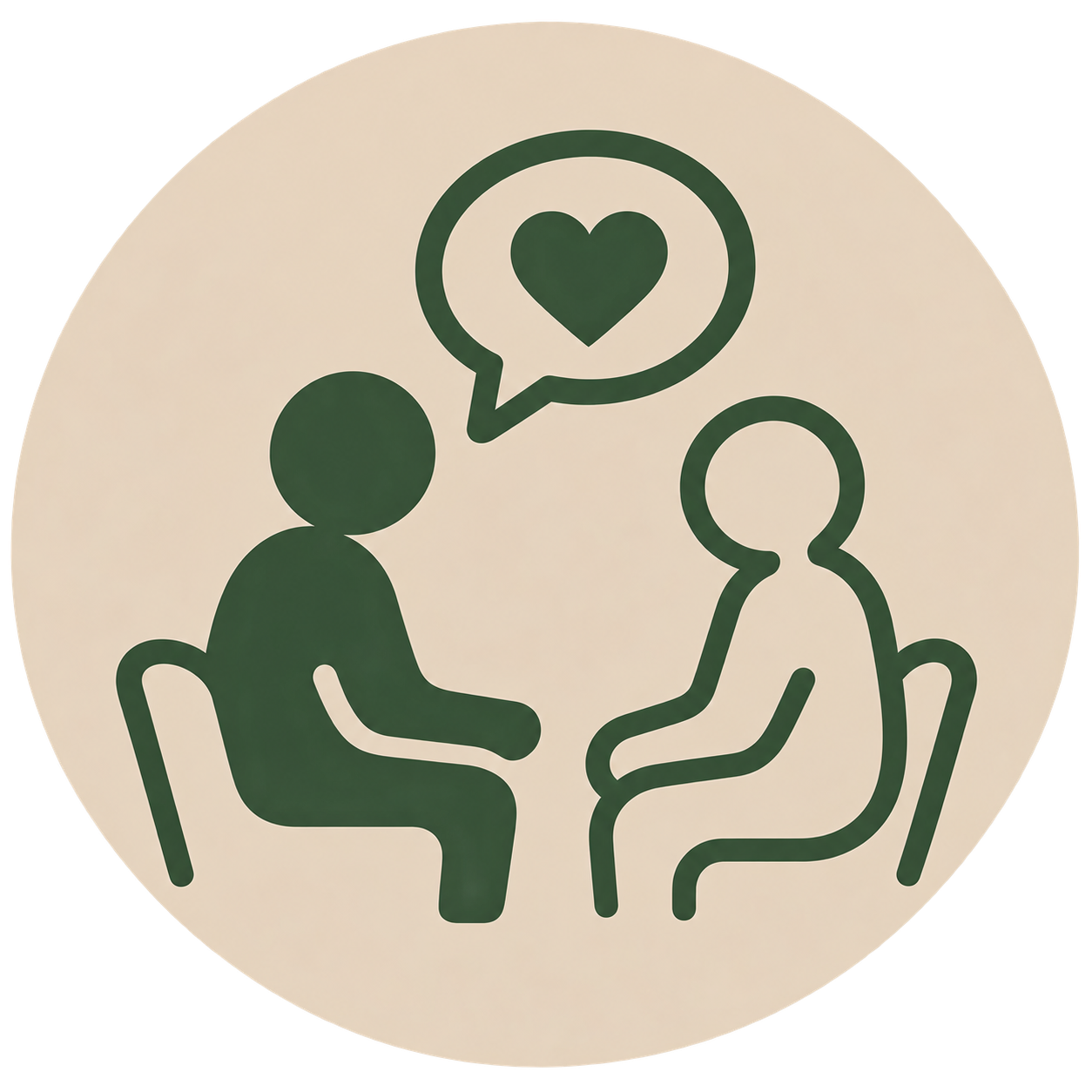 Compassionate conversation and listening support