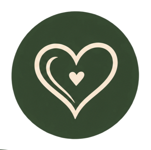Heart icon representing compassionate labour, delivery, and immediate postpartum doula support.