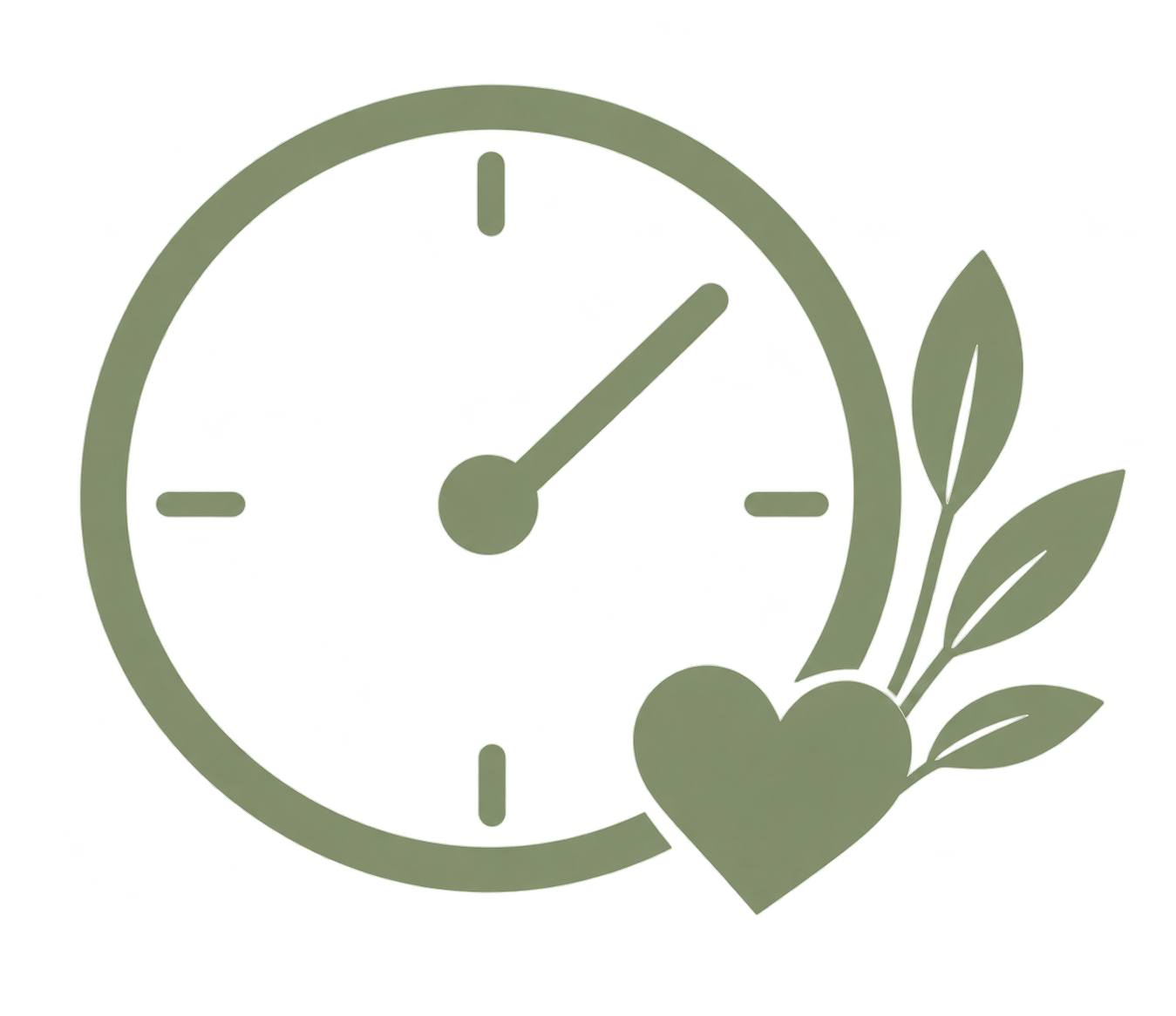 Clock representing dedicated time for support
