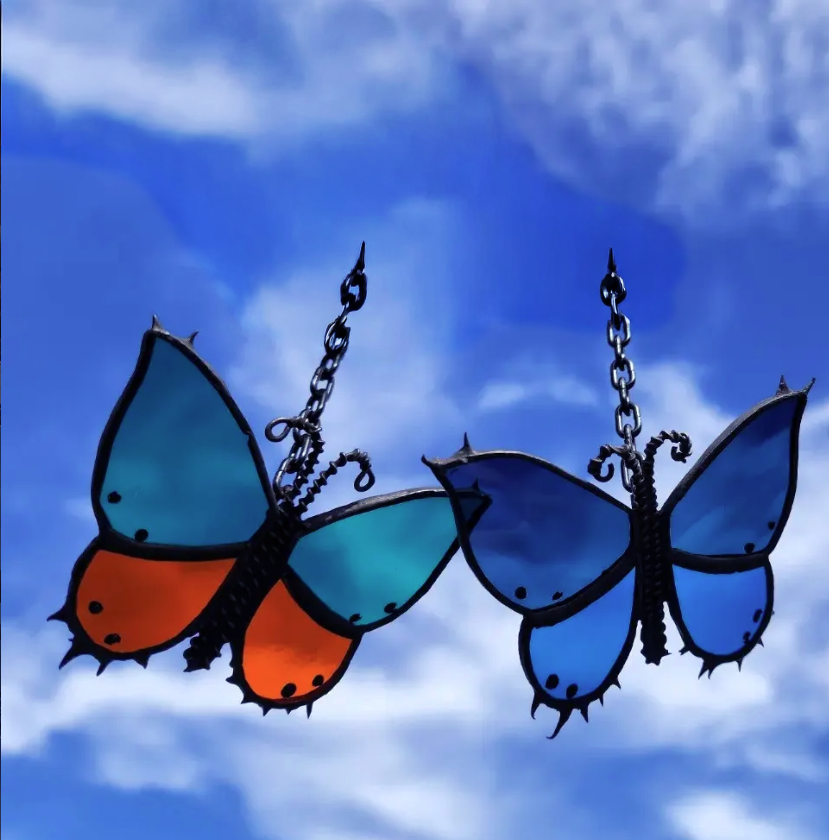 SPIKEY BUTTERFLIES MADE TO ORDER