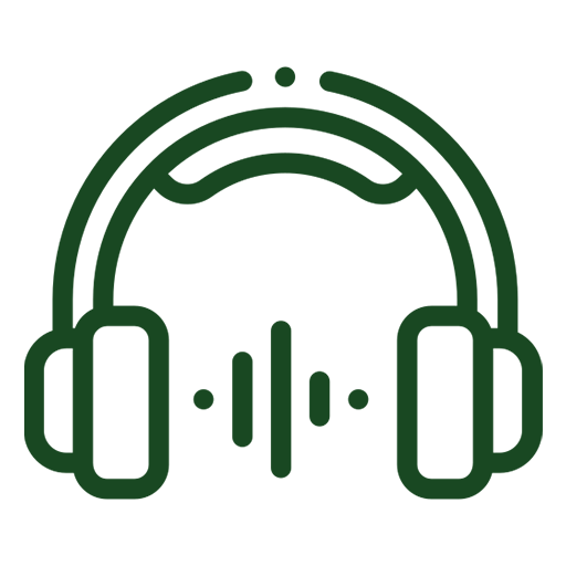 Headphones icon for the audiobook format