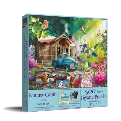 Fantasy Cabin 500 piece puzzle
