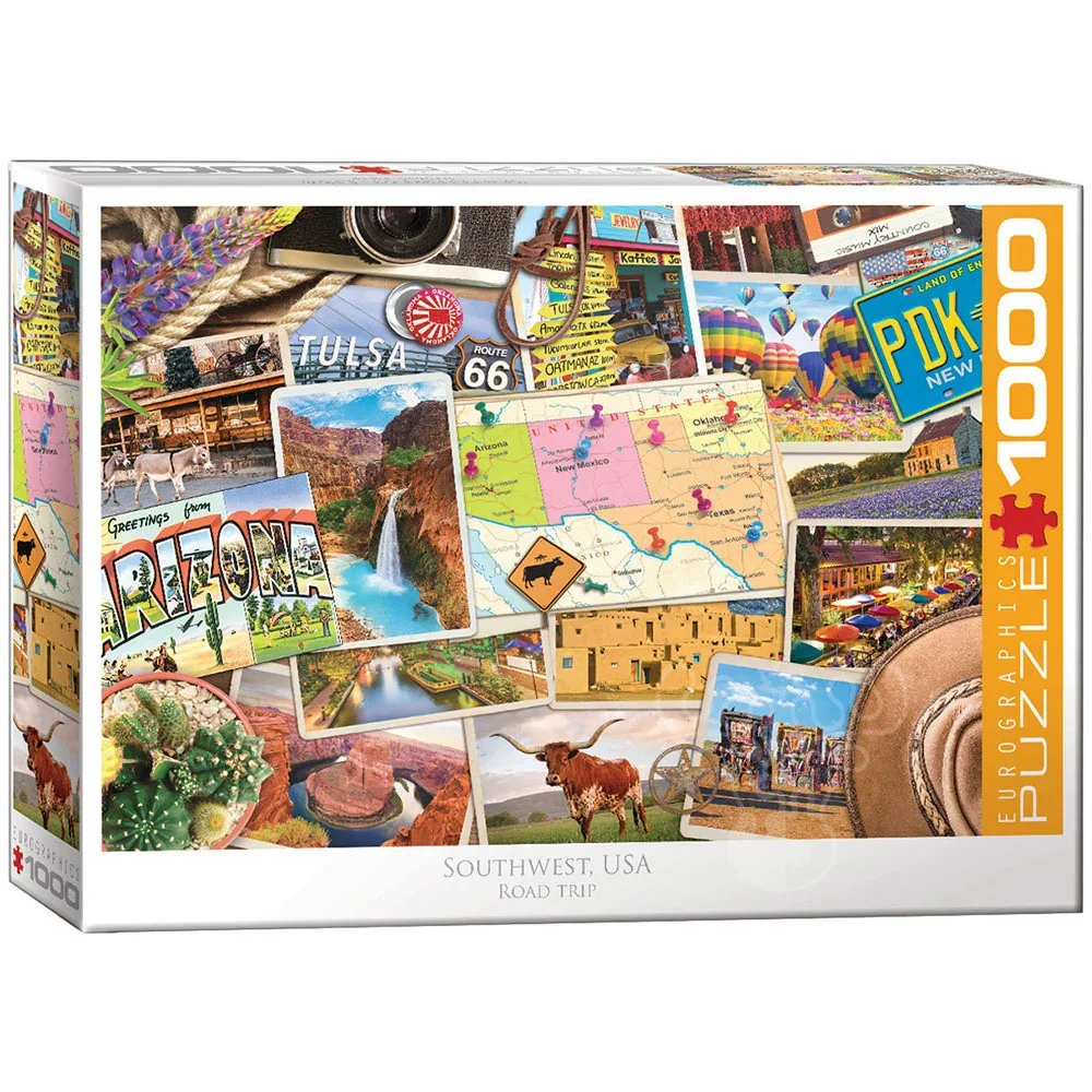 Southwest, USA Road Trip 1000 piece puzzle