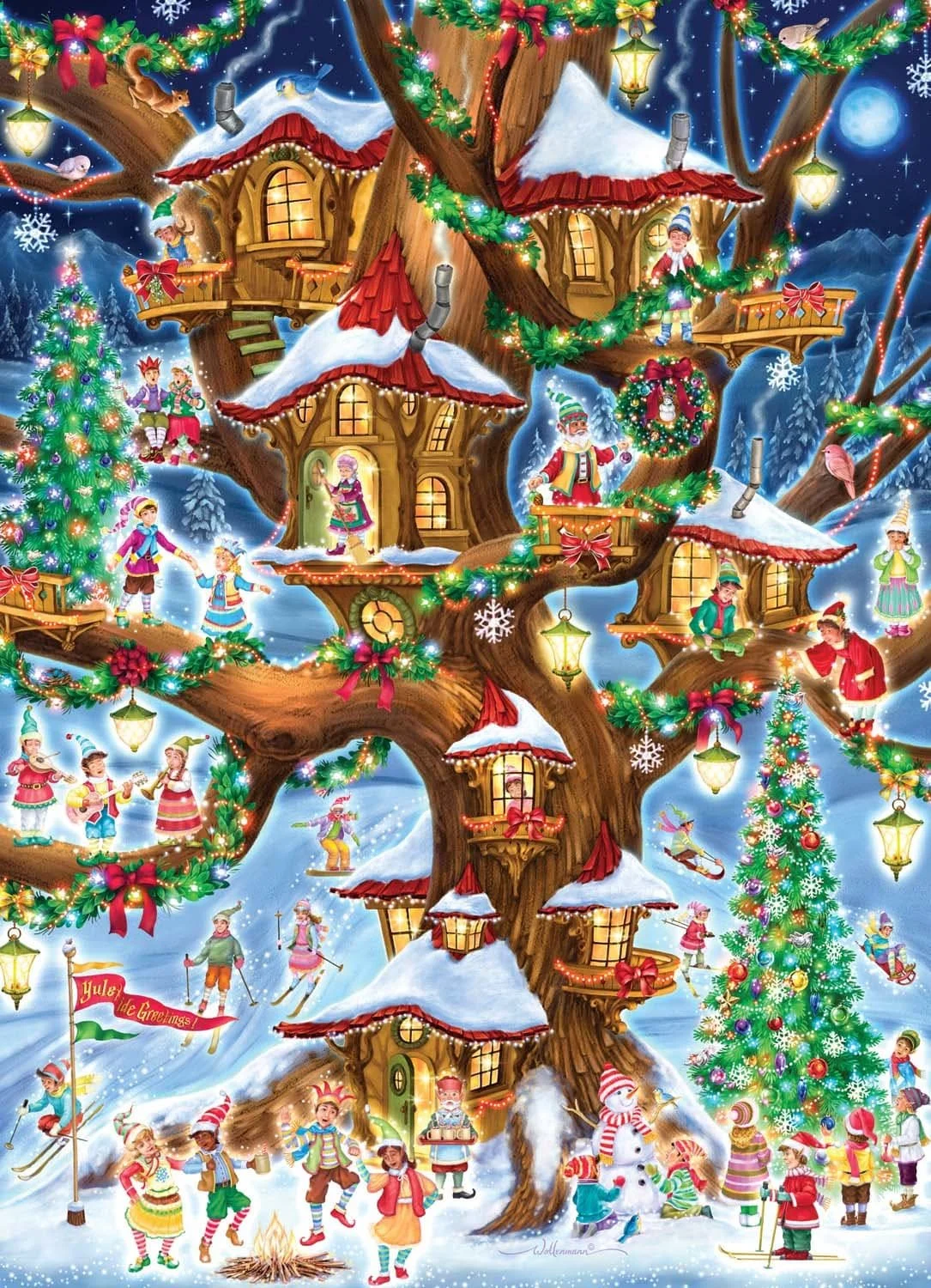 Elves' Treehouse 1000 piece puzzle