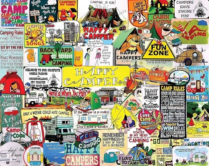 I Love Camping 1000 piece puzzle