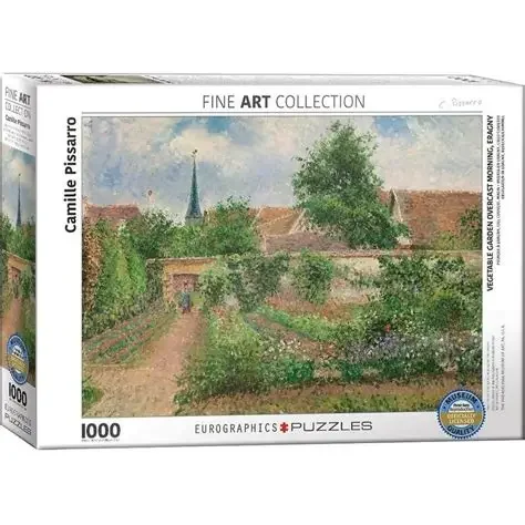 Vegetable Garden Overcast Morning , Egarny 1000 piece puzzle