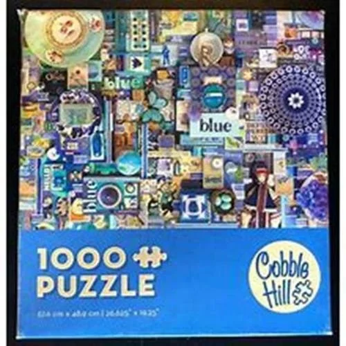 Blue 1000 piece puzzle