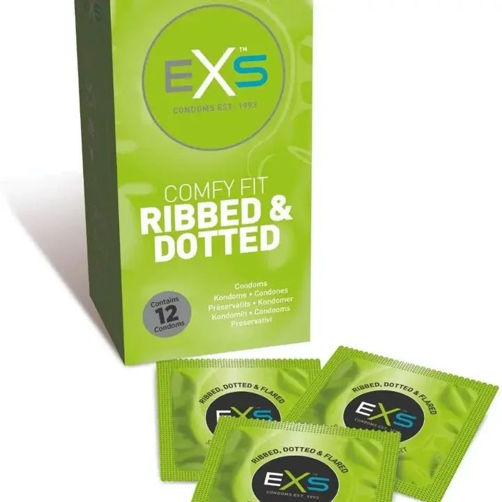 Exs Ribbed and Dotted 12 Pack