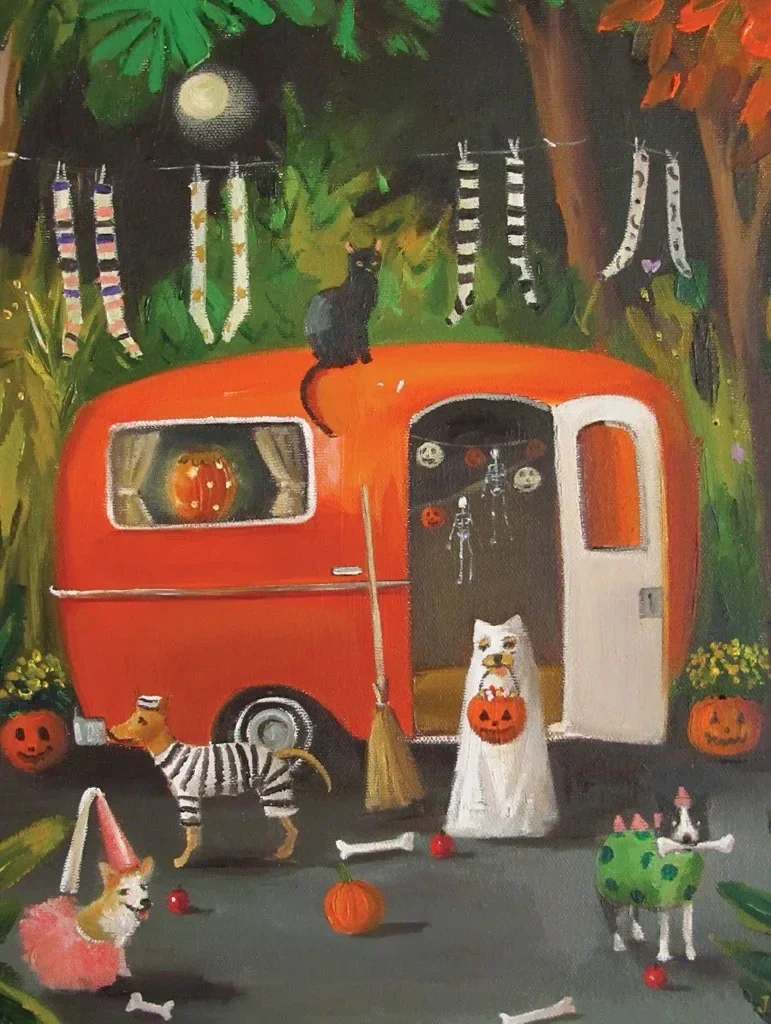 The Dogs of Halloween New York Puzzle Company 500 piece puzzle