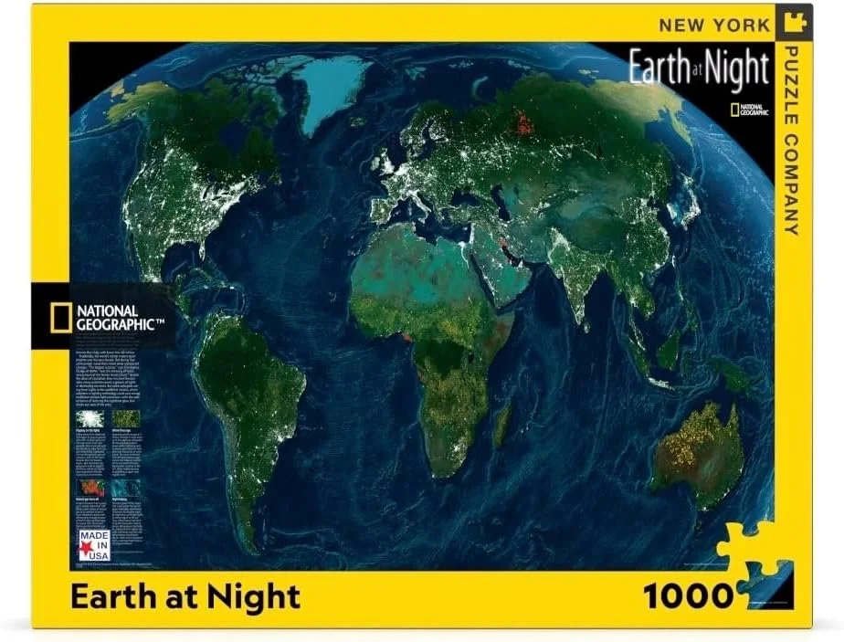 Earth at Night 1000 piece puzzle