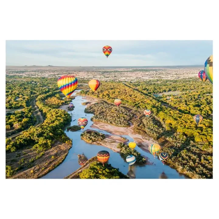 Hot Air Balloons Over the Rio Grande 1000 Piece