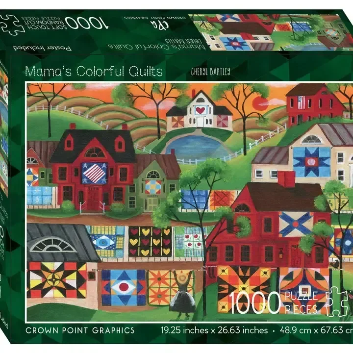 Mama's Colorful Quilt 1000 piece puzzle