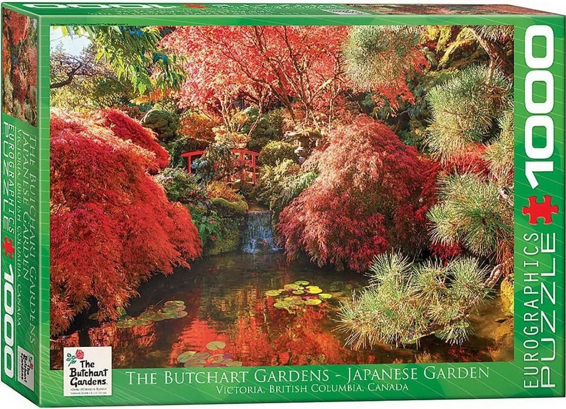 The Butchart Gardens - Japanese Gardens 1000 piece puzzles
