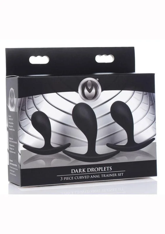 Master Series Dark Droplets Curved Anal Trainer