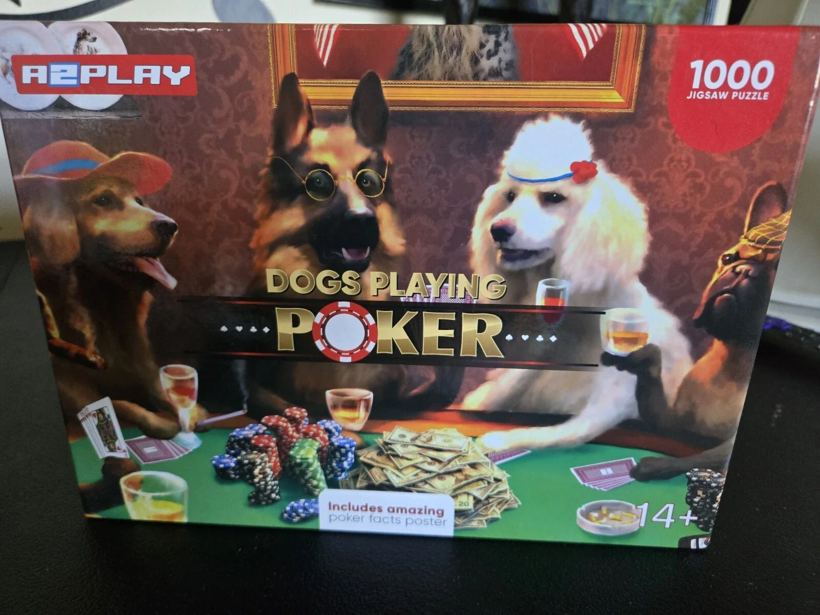 Dogs Playing Poker 1000 piece puzzle