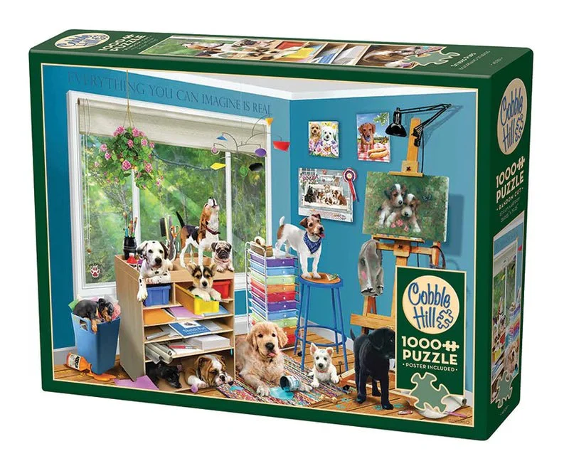 Studio Pups 1000 piece puzzles
