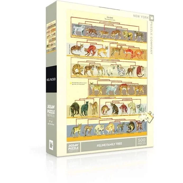 Feline Family Tree 500 piece puzzle