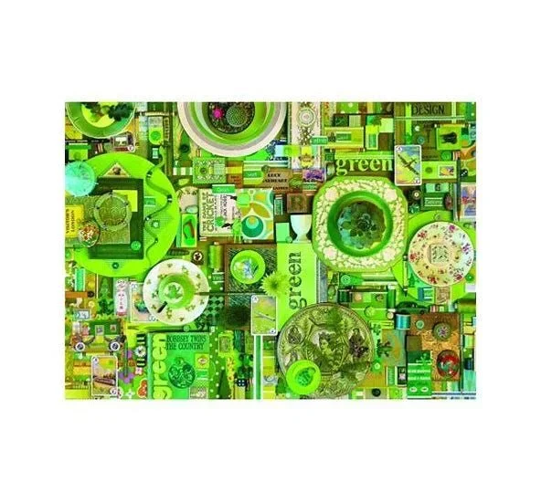 Green 1000 piece puzzle