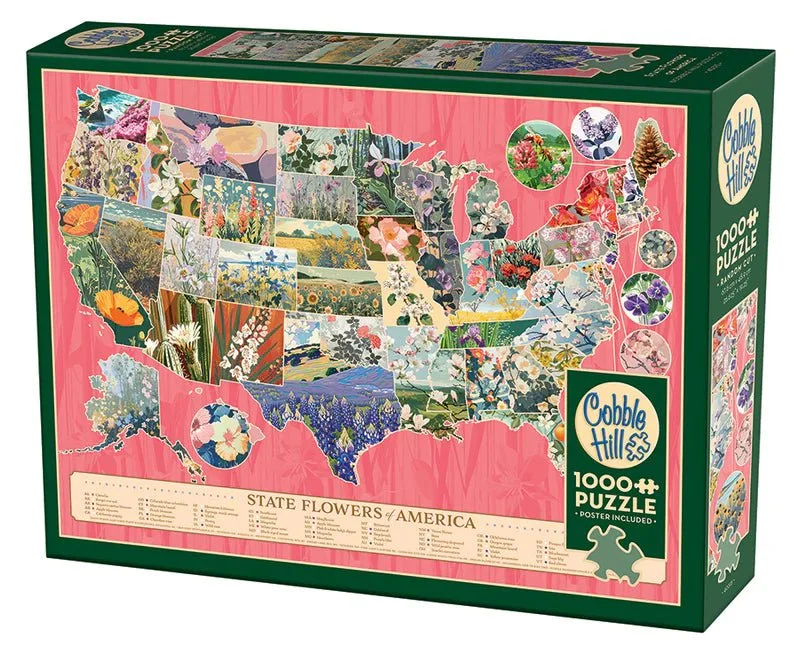 State Flowers of America 1000 piece puzzle