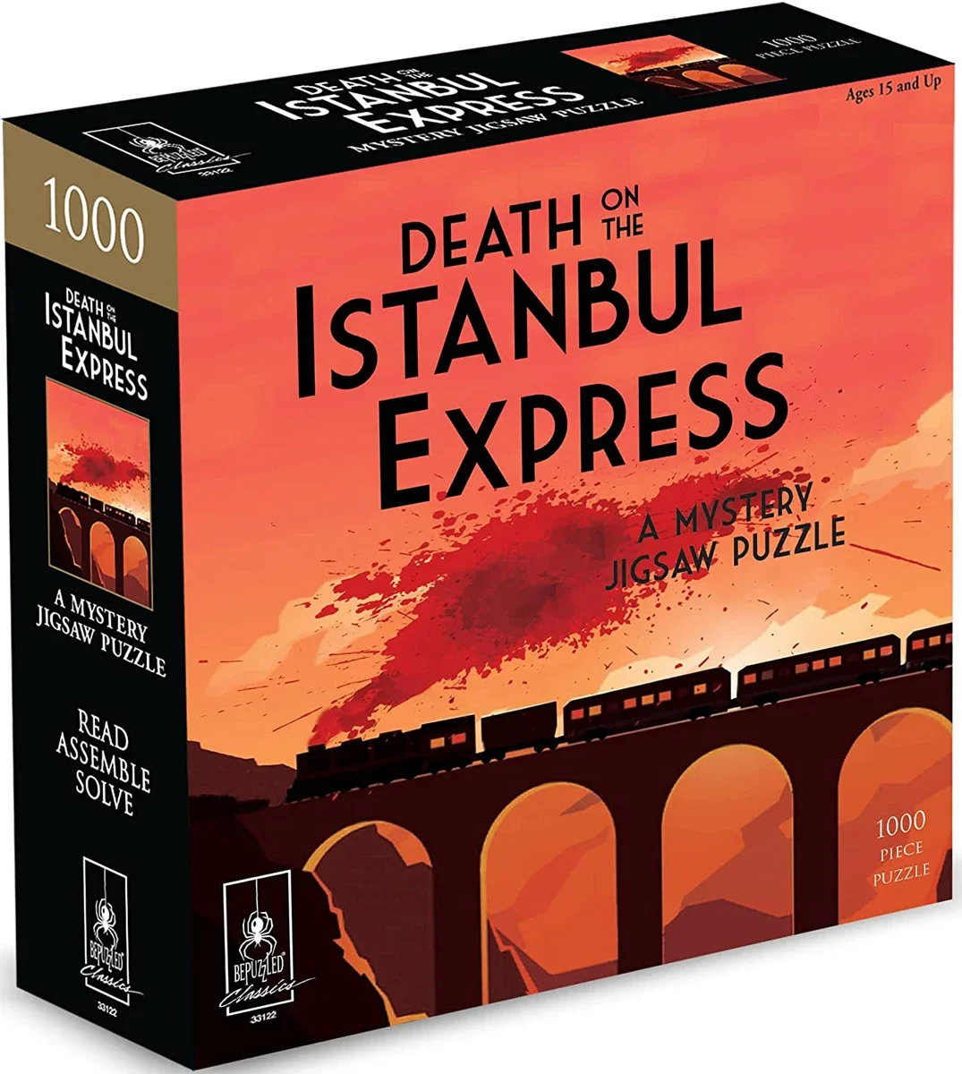 Death on the Istanbul Express - 1000pc Jigsaw Puzzle
