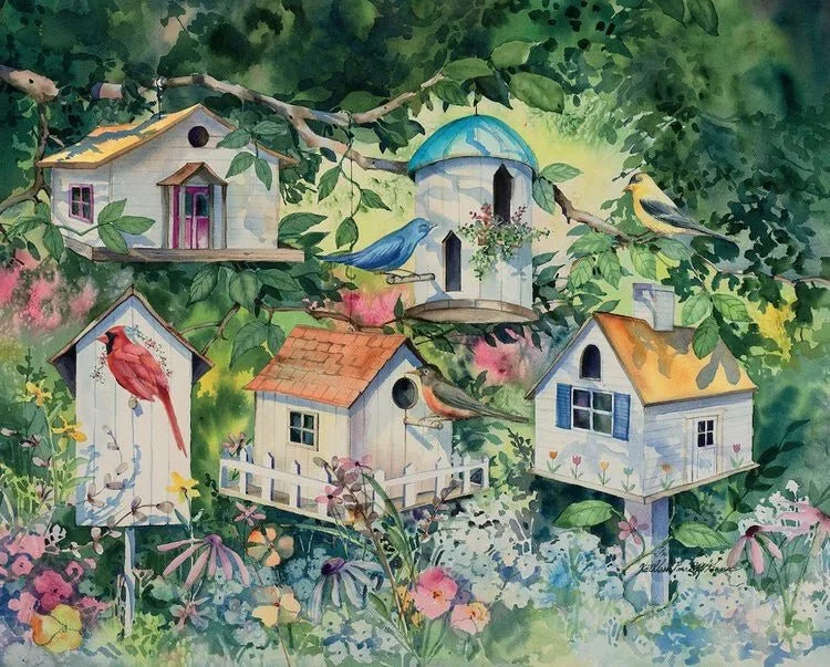 Feather Nest Heights 1000 piece puzzle