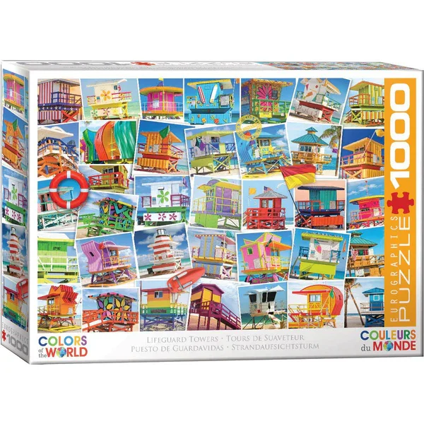 Lifeguard Towers 1000 piece puzzle
