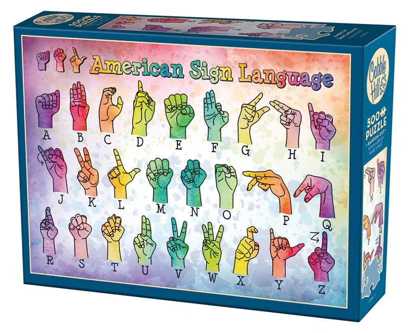 American Sign Language 500 piece puzzle