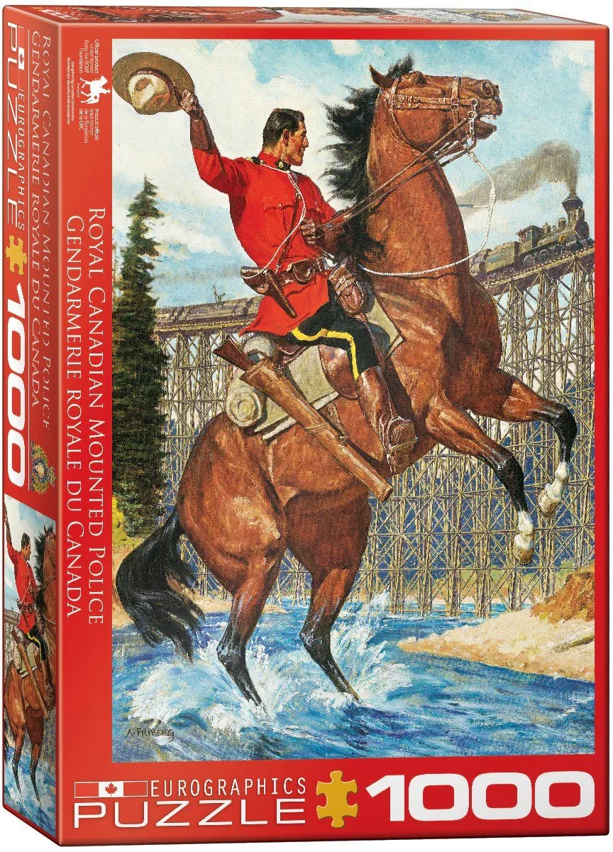 Royal Canadian Mounted Police 1000 piece puzzle