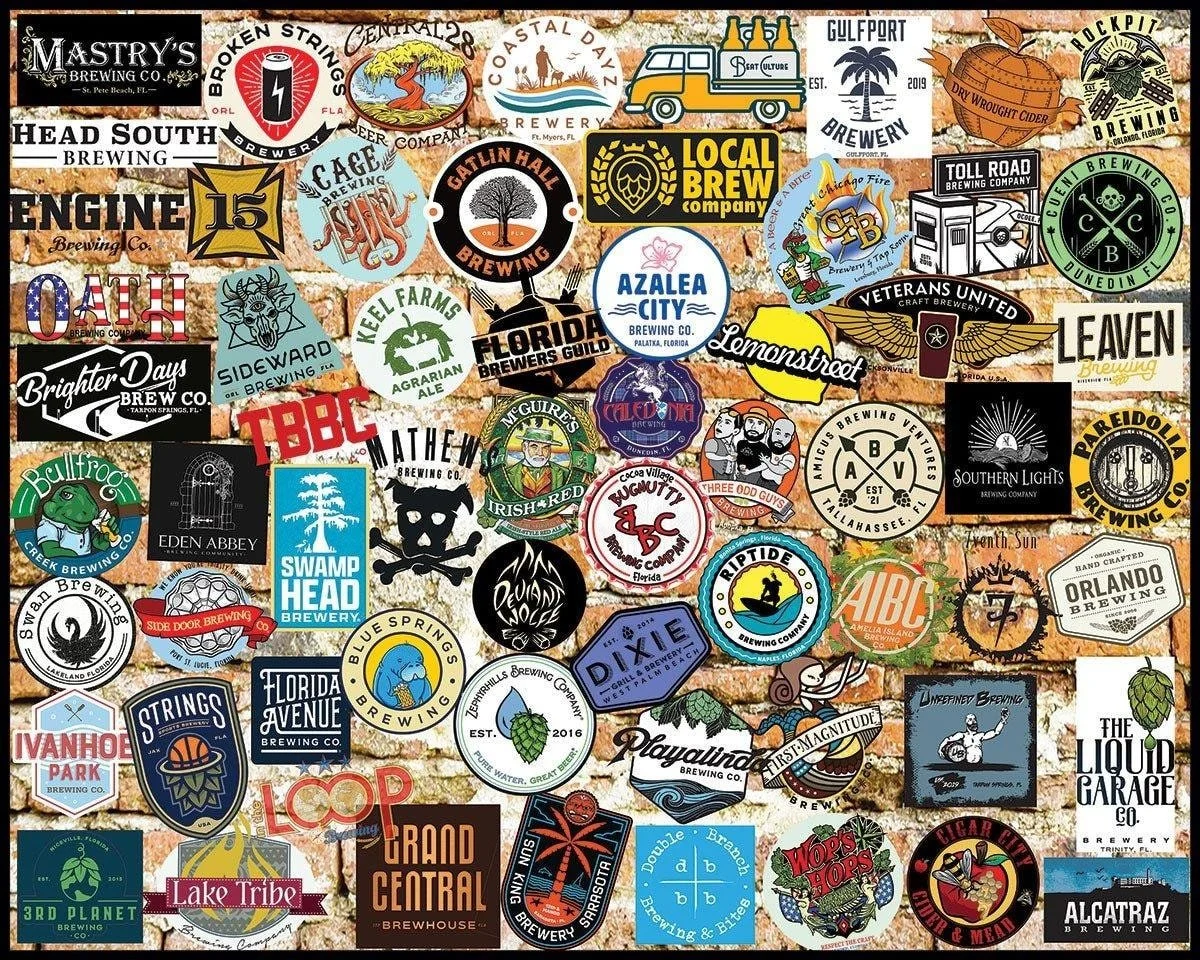 Florida Craft Beer 1000 piece puzzle