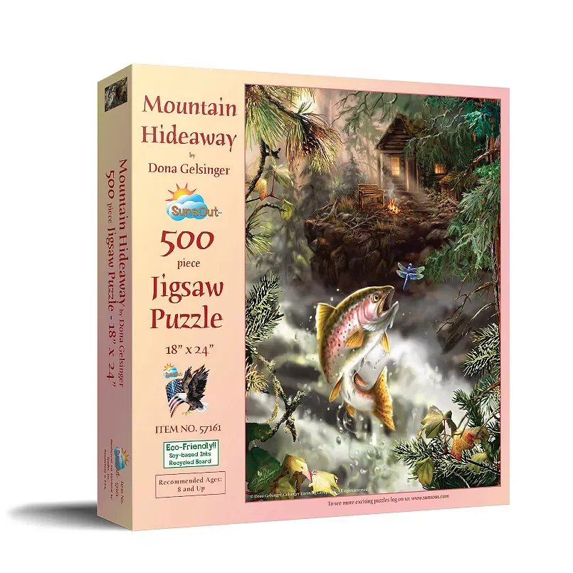 Mountain Hideaway 500 piece puzzle