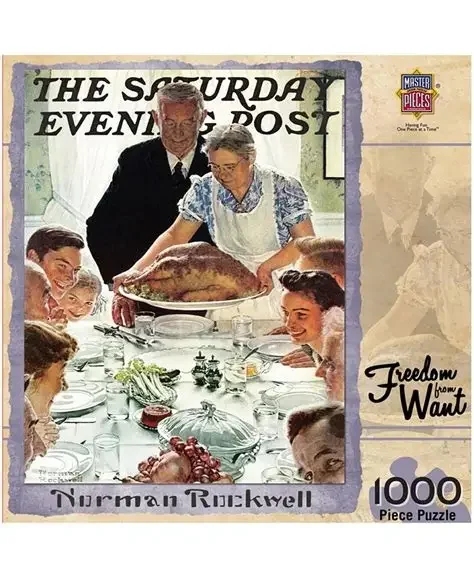 Freedom From Want - 1000 Piece Jigsaw Puzzle by MasterPieces