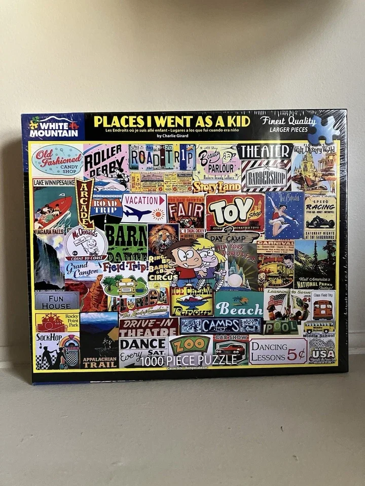 Places I Went as a Kid 1000 piece puzzle