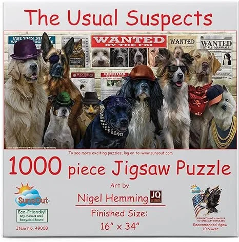 The Usual Suspects 1000 piece puzzle
