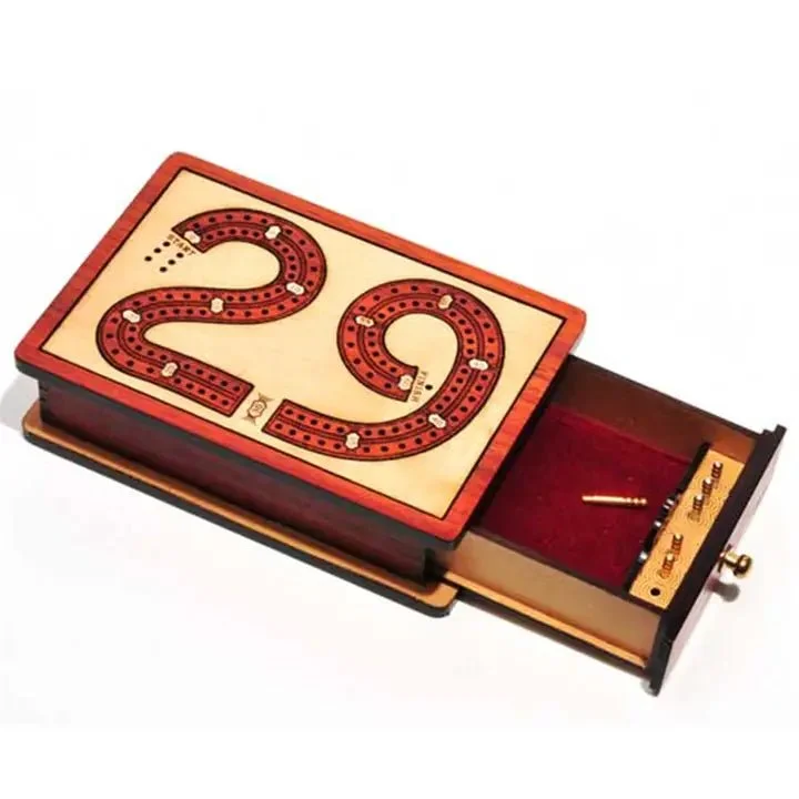Wood Cribbage Board