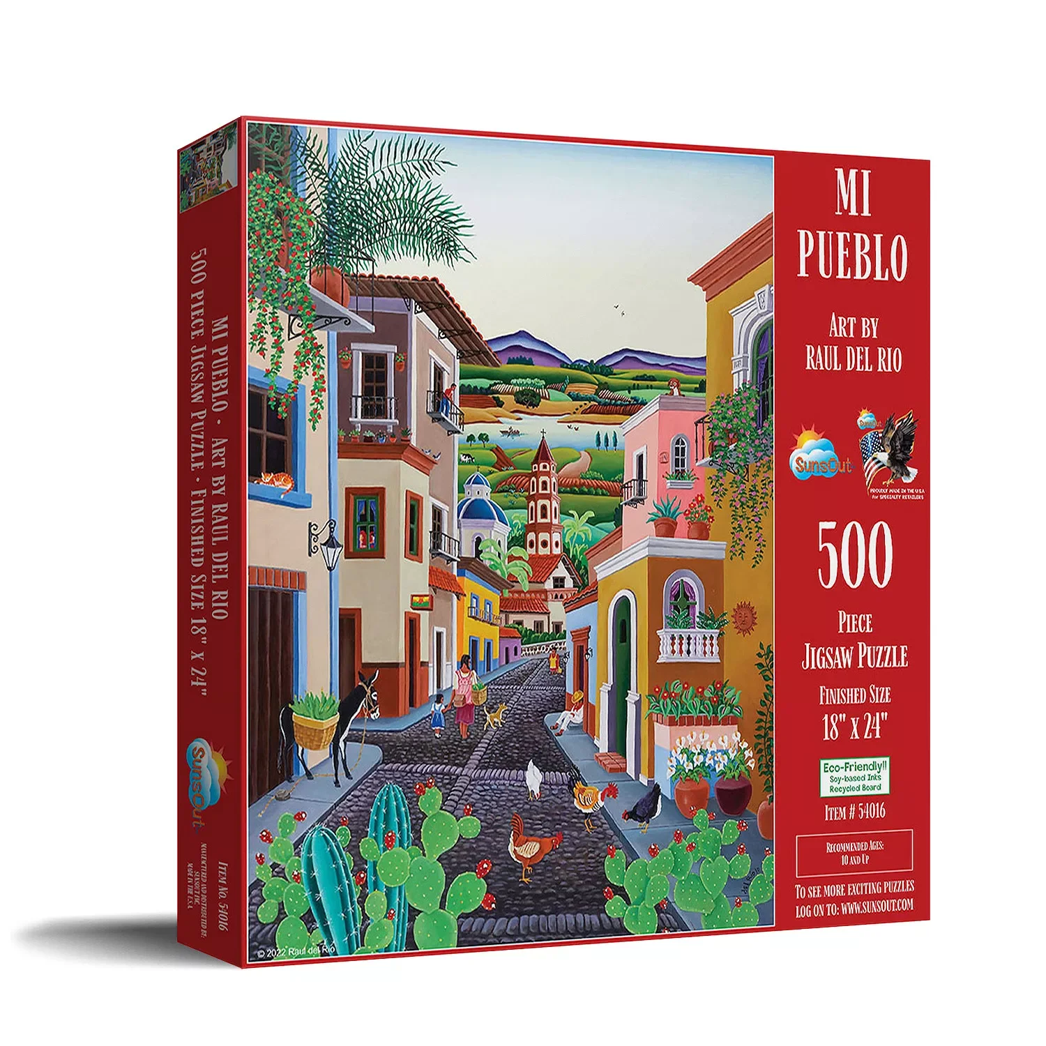 Suns Out Mi Pueblo 500 piece puzzle
